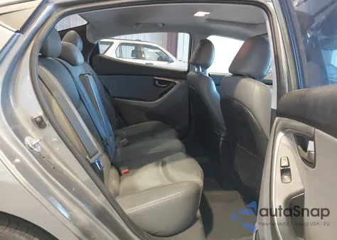 2013 Hyundai Elantra Limited из США, поврежденный, VIN 5NPDH4AE6DH442382